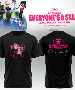 5SOS EVERYONE’S A STAR! World Tour Black Shirt