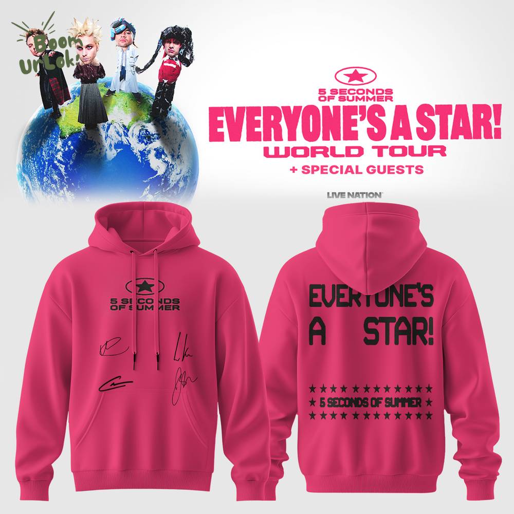 5SOS EVERYONE’S A STAR! World Tour Hoodie 5SOS EVERYONE’S A STAR! World Tour Hoodie