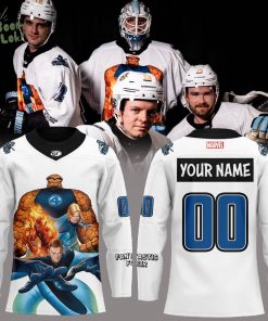 A Gladiators MARVEL SUPER HERO NIGHT Hockey Jersey Custom Name, Number