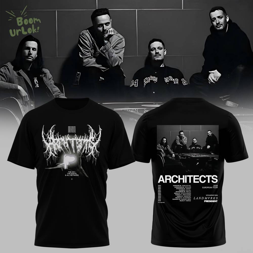ARCHITECTS — 2026 European Tour Collection Tshirt ARCHITECTS — 2026 European Tour Collection Tshirt