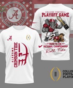 Alabama Crimson Tide | Premium NCAA College Football Playoff Game 3D Shirt