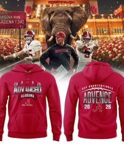 Alabama WAY BACK TO ADVANCE Red Hoodie
