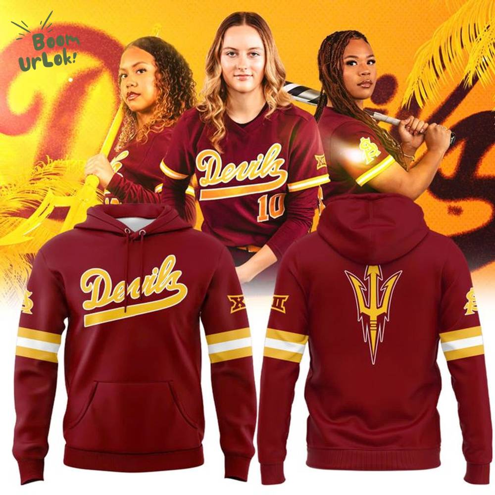 Arizona State Sun Devils Softball Classic Wordmark Hoodie - Limited Edition Arizona State Sun Devils Softball Classic Wordmark Hoodie - Limited Edition