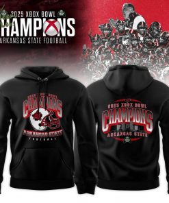 Arkansas State Red Wolves 2025 Xbox Bowl Champions Combo Black Hoodie