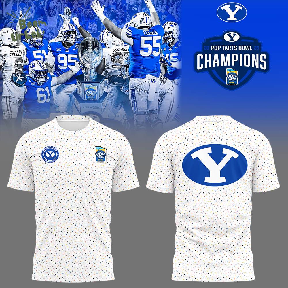 BYU Cougars Pop Tarts Bowl Champions Limited Edition TShirt BYU Cougars Pop Tarts Bowl Champions Limited Edition TShirt