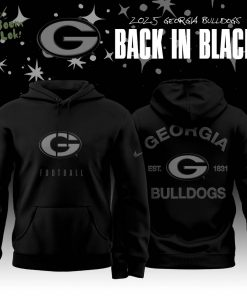 Back In Black Georgia Bulldogs 2025 Special Edition Hoodie