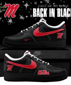 Back In Black Ole Miss Rebels 2025 AF1 Special Edition