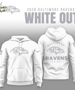 Baltimore Ravens 2026 White Out Limited Edition Shirt
