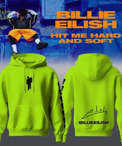 Billie Eilish Hit Me Hard and Soft: The Tour Green Hoodie