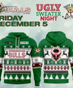 Birmingham Bulls 2025 Ugly Sweater Night Hoodie
