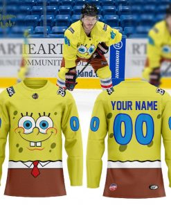 Bloomington Bison SpongeBob Uniform Combo Jersey Custom Name, Number