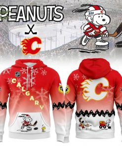 Calgary Flames x Peanuts Night Hoodie 2025