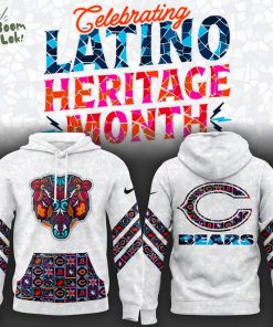 Chicago Bears NFL 2025 Latino Heritage Month Hoodie