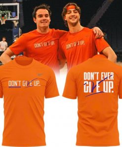 Clemson Basketball “Don’t give up, don’t ever give up” TShirt.