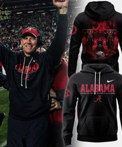 Coach Kalen DeBoer Alabama Sideline Men’s Nike Pullover Hoodie