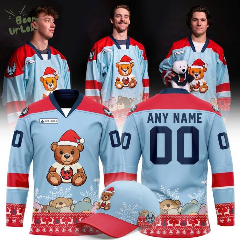 Coachella Valley Firebirds '' Teddy Bear Toss '' Hockey Jersey 2025 Coachella Valley Firebirds '' Teddy Bear Toss '' Hockey Jersey 2025