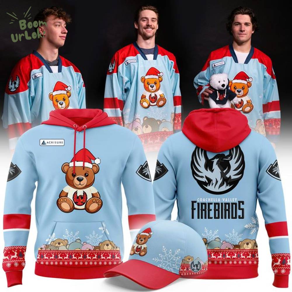 Coachella Valley Firebirds '' Teddy Bear Toss '' Hoodie 2025 Coachella Valley Firebirds '' Teddy Bear Toss '' Hoodie 2025