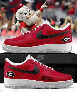 Custom Georgia Bulldogs football Special Edition AF1 Sneakers