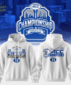 DUKE FOOTBALL – ACC CHAMPIONS 2025 W HOODIE 🔥