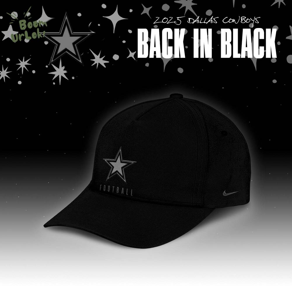 Dallas Cowboys x Back In Black Special Edition Hoodie 2025 Dallas Cowboys x Back In Black Special Edition Hoodie 2025