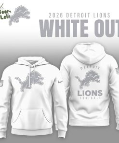 Detroit Lions 2026 White Out Limited Edition Shirt