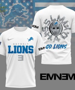 Detroit Lions | Premium NFL Eminem 3D Shirt
