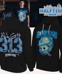Detroit Lions x Eminem Thanksgiving Halftime Show Black Hoodie – Signature