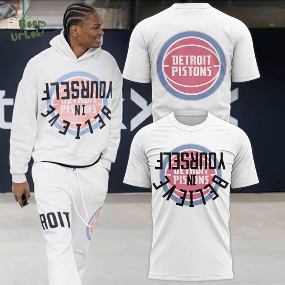 Detroit Pistons "Believe In Yourself" T-Shirt Detroit Pistons "Believe In Yourself" T-Shirt