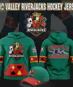 Evansville Thunderbolts X OHIO VALLEY RIVERJACKS 2025 Hoodie