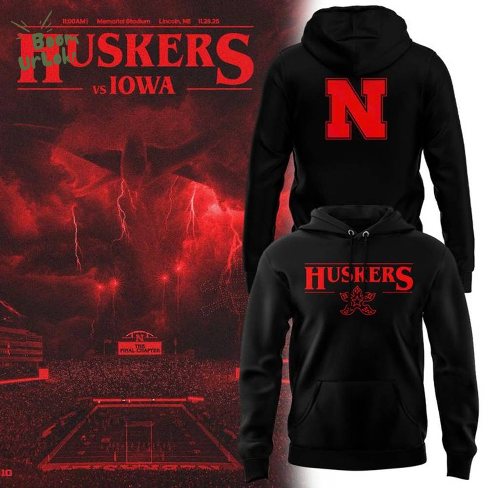 Exclusive Nebraska Cornhuskers Stranger Things Limited Edition Hoodie. Exclusive Nebraska Cornhuskers Stranger Things Limited Edition Hoodie.