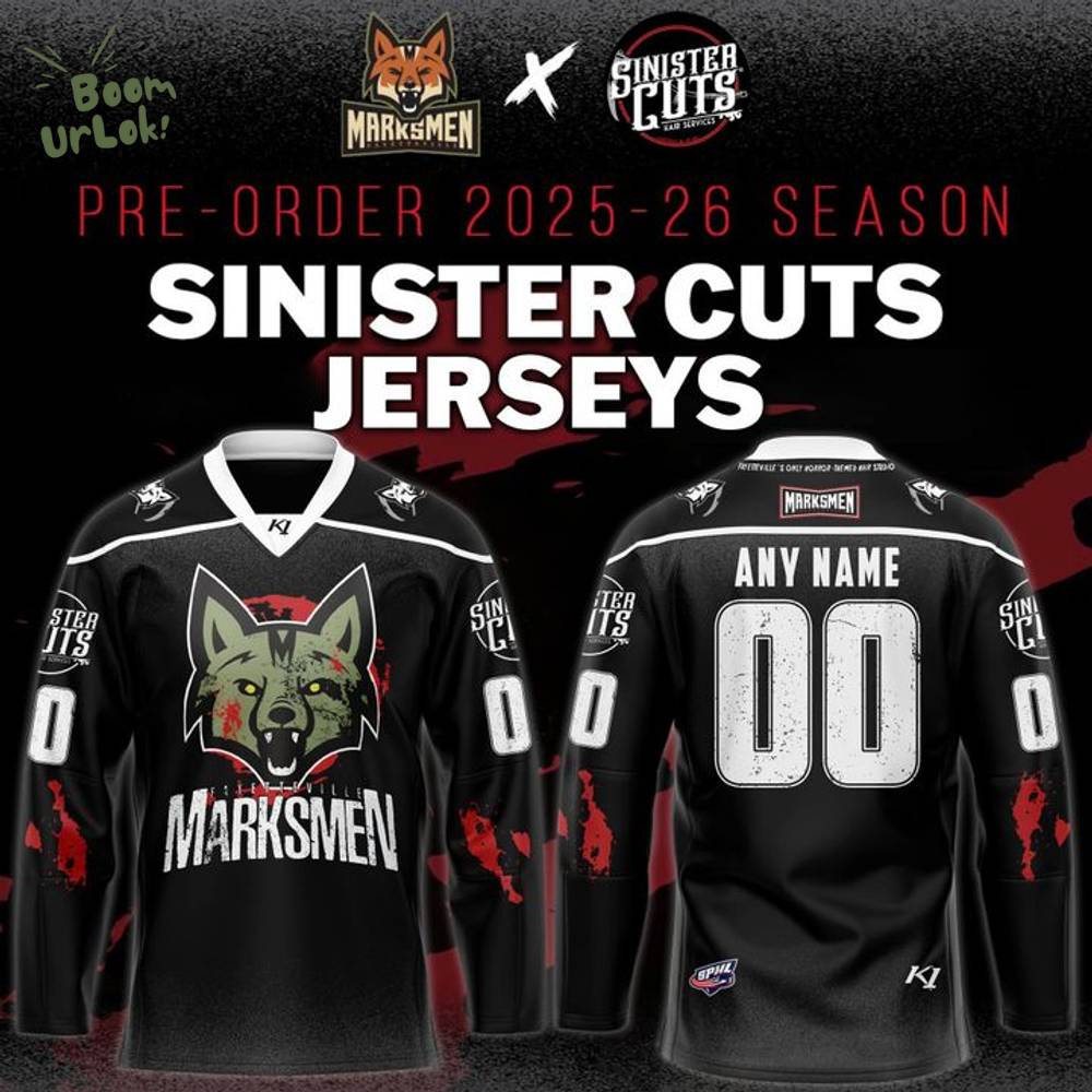 Fayetteville Marksmen ''Sinister Cuts'' Limited Jersey 2025 Fayetteville Marksmen ''Sinister Cuts'' Limited Jersey 2025