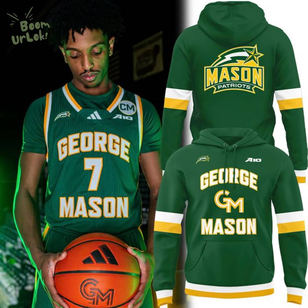 George Mason Basketball Kryptonite Uniform Hoodie - Special Edition George Mason Basketball Kryptonite Uniform Hoodie - Special Edition