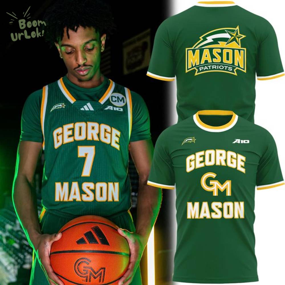 George Mason Basketball Kryptonite Uniform T-Shirt - Special Edition George Mason Basketball Kryptonite Uniform T-Shirt - Special Edition