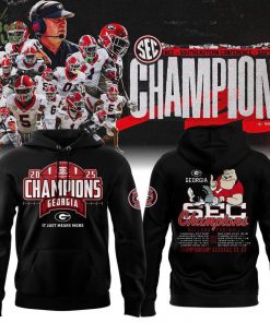 Georgia Bulldogs 2025 SEC Conference Champions Combo Hoodie