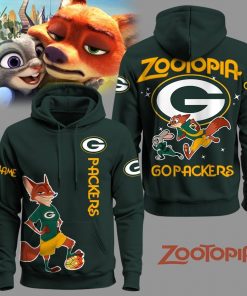 Green Bay Packers Football Zootopia Hoodie 2025 Limited Edition-3D Unisex Hoodie