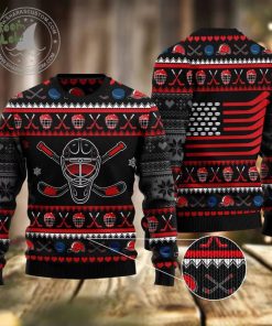 Hockey Puck Christmas Ugly Christmas Sweater