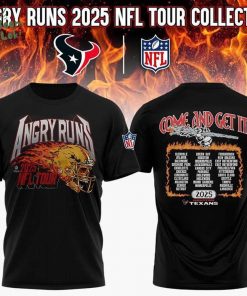Houston Texans x ANGRY RUNS 2025 NFL TOUR COLLECTION T-shirt