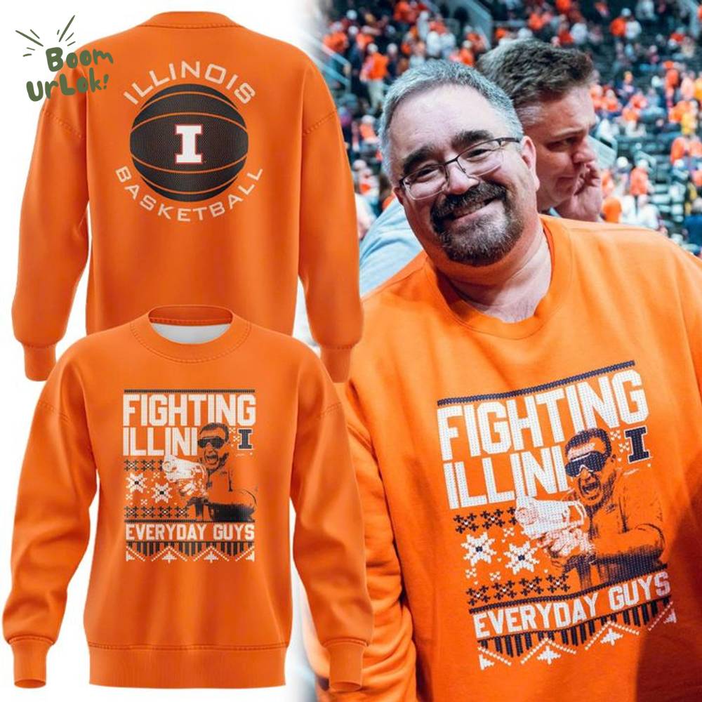 Illinois Basketball 'Fighting Illini Everyday Guys' Sweatshirt - Limited Edition Illinois Basketball 'Fighting Illini Everyday Guys' Sweatshirt - Limited Edition