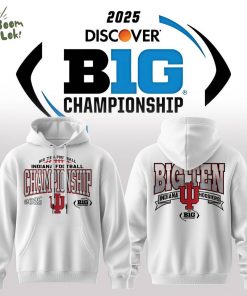 Indiana Hoosiers – 2025 Big Ten Champions Hoodie 🔥