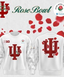 Indiana Hoosiers football helmet 2026 Rose Bowl Sweatshirt-White