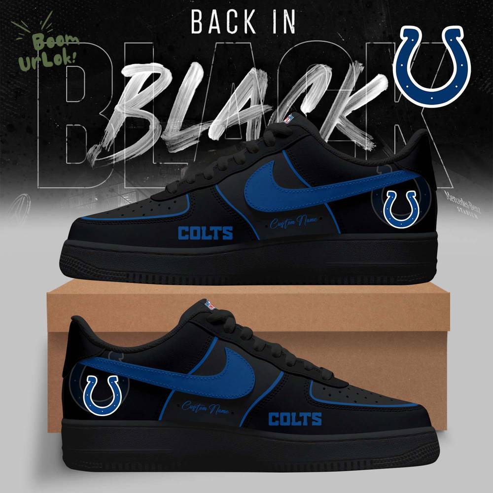 Indianapolis Colts – 2025 Back In Black Limited Edition AF1 Indianapolis Colts – 2025 Back In Black Limited Edition AF1