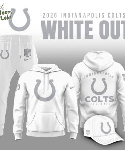 Indianapolis Colts 2026 White Out Limited Edition Shirt