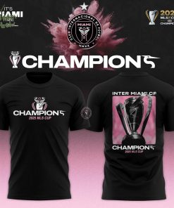 Inter Miami CF 2025 MLS Cup Champions Limited T-Shirt