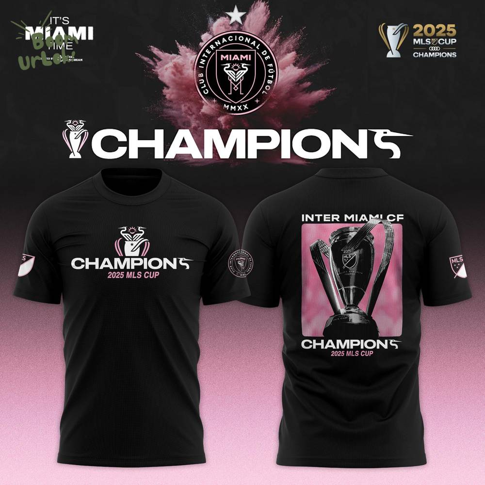 Inter Miami CF 2025 MLS Cup Champions Limited T-Shirt Inter Miami CF 2025 MLS Cup Champions Limited T-Shirt