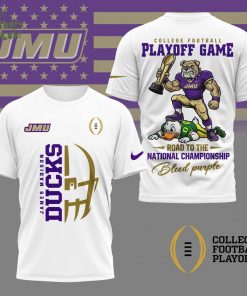 James Madison Dukes | Premium NCAA College Football Playoff Game 3D Shirt