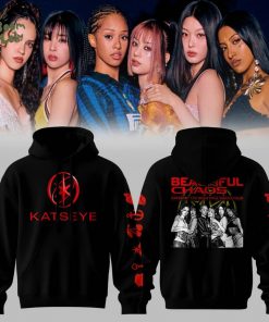 KATSEYE “Beautiful Chaos” Tour Black Hoodie