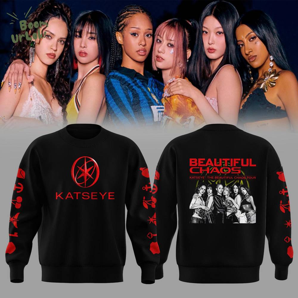 KATSEYE “Beautiful Chaos” Tour Black Sweat KATSEYE “Beautiful Chaos” Tour Black Sweat