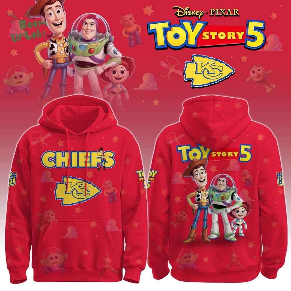 KC Chiefs x Toy Story 5 Limited Edition Hoodie | Cutest Drop of the Year KC Chiefs x Toy Story 5 Limited Edition Hoodie | Cutest Drop of the Year