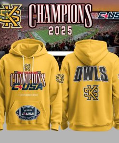 KS Football 2025 CUSA Champs Hoodie