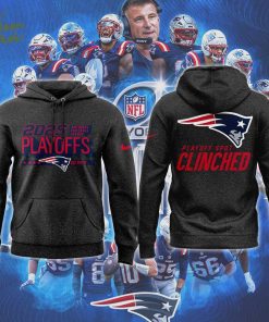 Limited Edition 2025 Patriots Playoffs Clinched Hoodie
